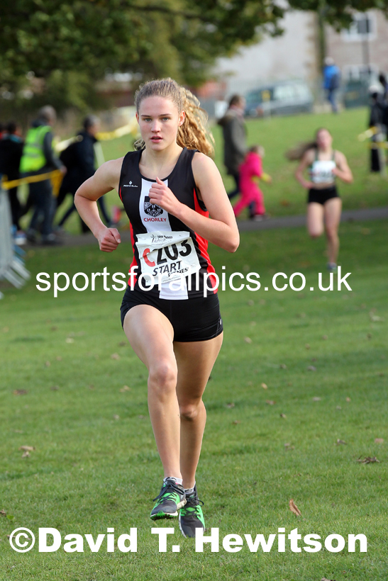 Womens under-17s Northern Cross Country Relays, Graves Park, Sheffield. Photo: David T. Hewitson/Sports for All Pics